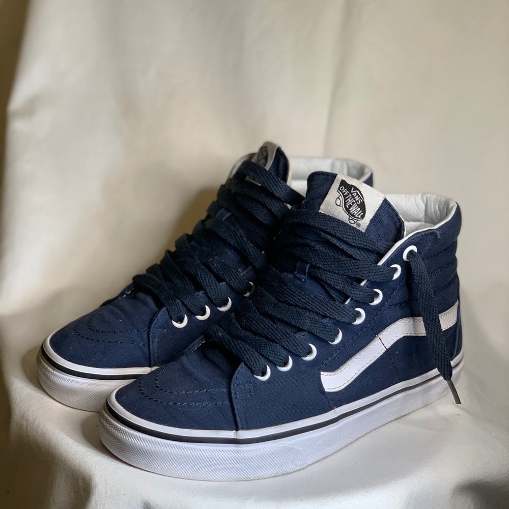 Vans Old Skool Navy Sz. 5.5 Wmm Sz. 7